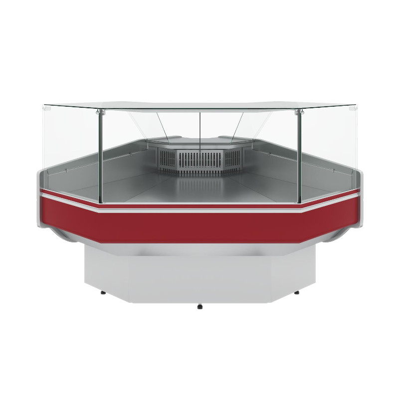 Витрина холодильная Carboma Atrium 2 GC120 VM-5 3004 динамика внешний угол